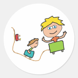 Untersetzer der Elektrowalze Runder Aufkleber