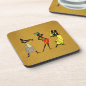 Untersetzer der Frauen in Afrika (Linke Seite)