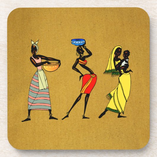Untersetzer der Frauen in Afrika (Vorderseite)
