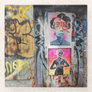 Untersetzer der Graffiti-Tür-4