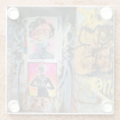 Untersetzer der Graffiti-Tür-4 (Rückseite)