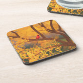 Untersetzer der Herbstwächter (Linke Seite)