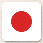 Untersetzer der japanischen Flagge (Vorderseite)