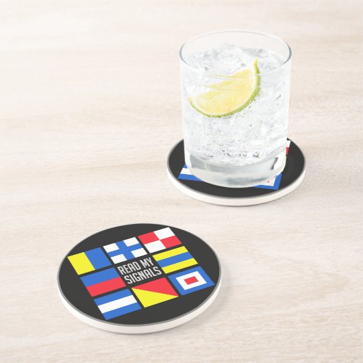 Untersetzer der Meeresflaggen (Seite)