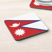 Untersetzer der nepalesischen Flagge (Linke Seite)