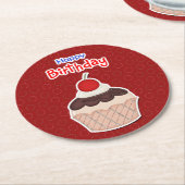 Untersetzer der Pappe - Happy Birthday (Angewinkelt)