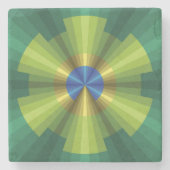 Untersetzer der PfauenIllusion (Vorderseite)