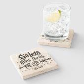 Untersetzer der Salem-Hexengesellschaft (Seitenansicht)