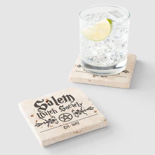 Untersetzer der Salem-Hexengesellschaft (Seitenansicht)