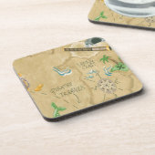 Untersetzer der Schatzkarte (Linke Seite)