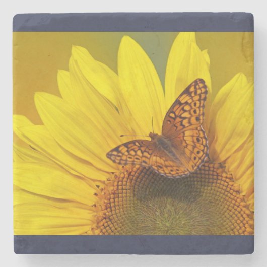 Untersetzer der Sonnenblume II (Vorderseite)