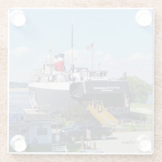 Untersetzer der Stadt Milwaukee (Rückseite)