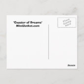 Untersetzer der Träume Postkarte (Rückseite)