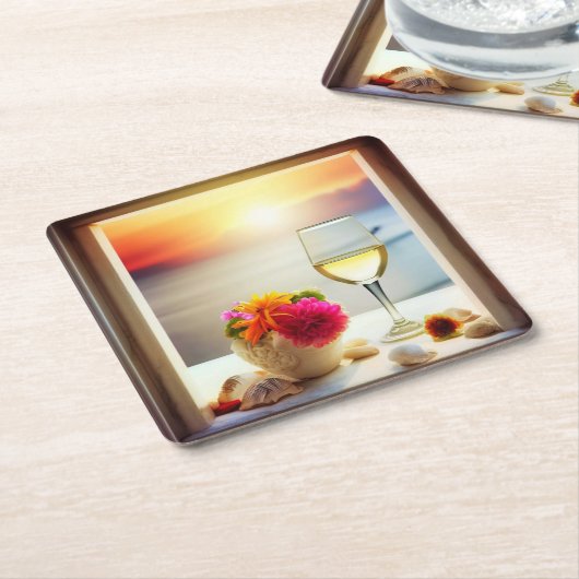 Untersetzer der Weltnaturerbe / Ionisches Meer 01 (angewinkelt)