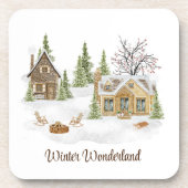 Untersetzer der Winterlandschaft (Vorderseite)