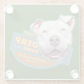 Untersetzer-/Derp-Dog-Bier-Design Glasuntersetzer (Rückseite)