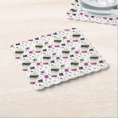 Untersetzer des asexuellen Stolzes (angewinkelt)