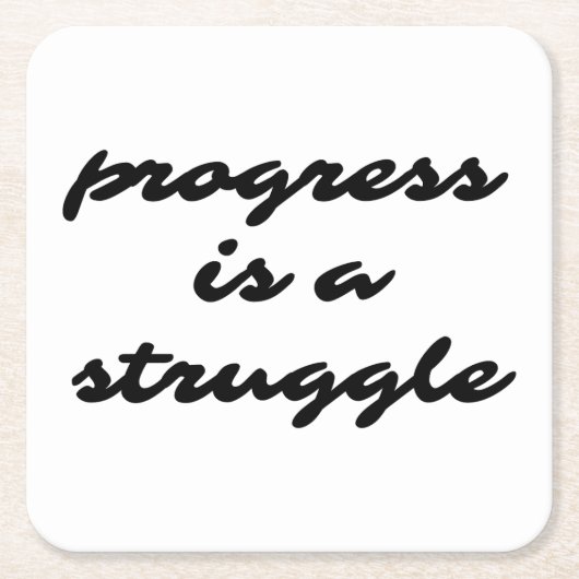 Untersetzer des Fortschrittsdokuments (Vorderseite)