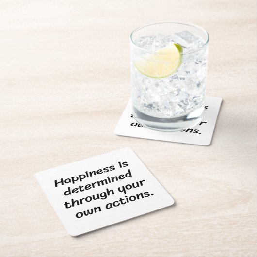 Untersetzer des Glückspapiers (Vor Ort)