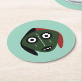 Untersetzer des Grünbuchs von Bosigo (Runde) (Angewinkelt)