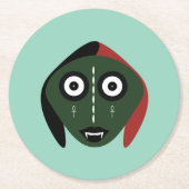 Untersetzer des Grünbuchs von Bosigo (Runde) (Vorderseite)