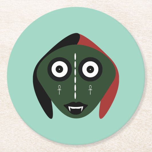 Untersetzer des Grünbuchs von Bosigo (Runde) (Vorderseite)