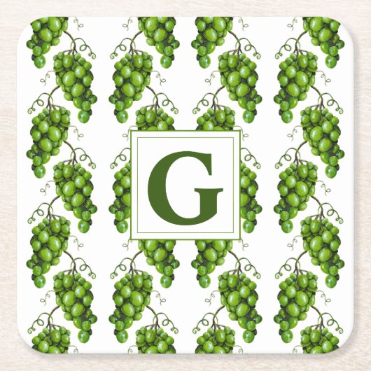 Untersetzer des Grüne Weinbaupapiers (Vorderseite)