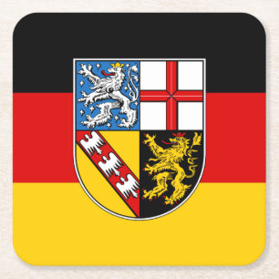 Untersetzer des Papiers des Saarlandplatzes