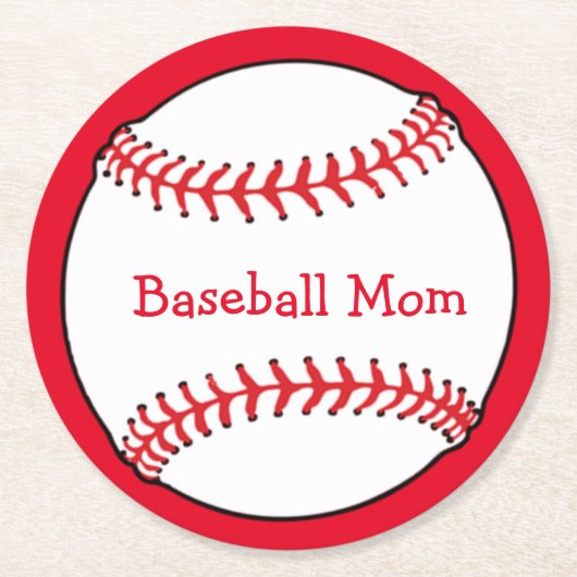 Untersetzer des Round-Paper-Mama-Basiswerts (Vorderseite)