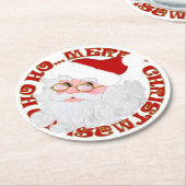 Untersetzer des Santa Face Circle RUNDEN PARTY (Angewinkelt)