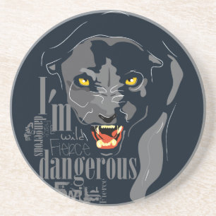 Untersetzer des schwarzen Panthers