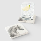 Untersetzer des Weißen Horns (Seitenansicht)