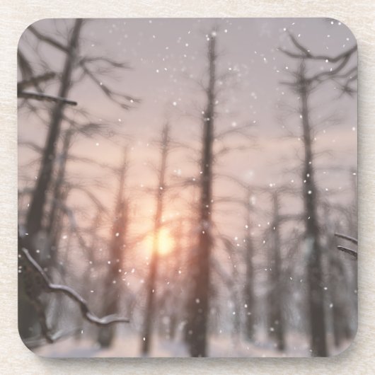 Untersetzer des Winterabends (Vorderseite)