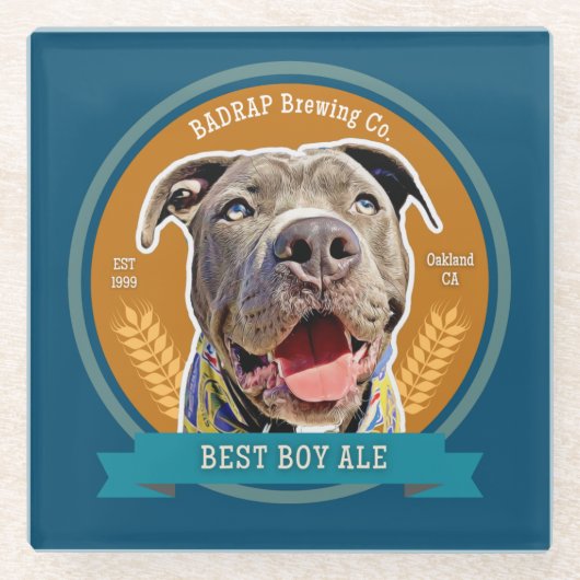 Untersetzer / Design des besten Boy-Bier-Labels (Vorderseite)