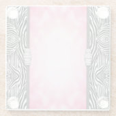 Untersetzer/Diamanten und Zebra Print Glasuntersetzer (Rückseite)