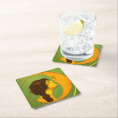 Untersetzer - die Frau und den Mond Vintag (Vor Ort)