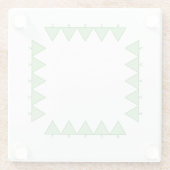 Untersetzer - Dreieck Weihnachtsbaumen (Rückseite)