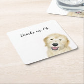 Untersetzer "Drinks on Me" (angewinkelt)