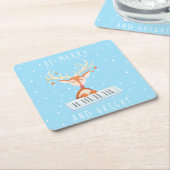 Untersetzer eines Weihnachtsrentiers (angewinkelt)