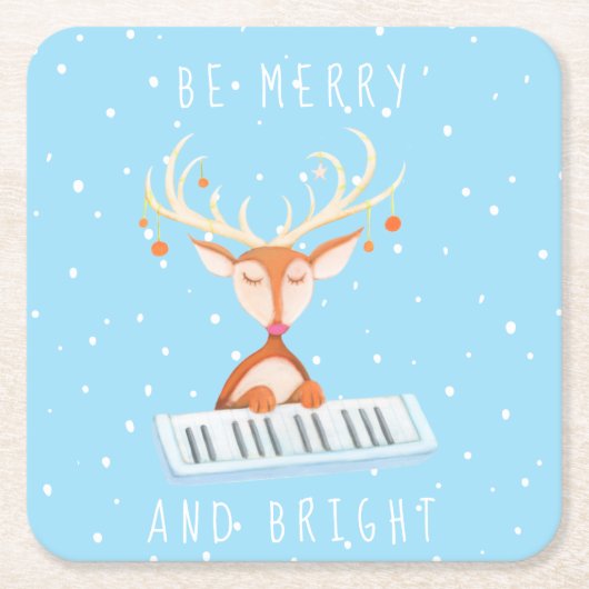 Untersetzer eines Weihnachtsrentiers (Vorderseite)