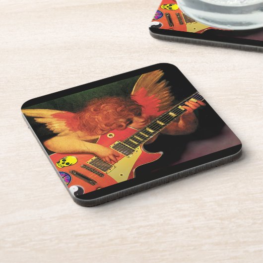 Untersetzer. Elektrischer Tscherub aus Kunststoff Getränkeuntersetzer (Linke Seite)