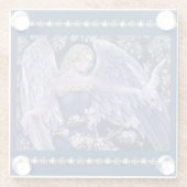 Untersetzer/Engel und Diamanten Glasuntersetzer (Rückseite)