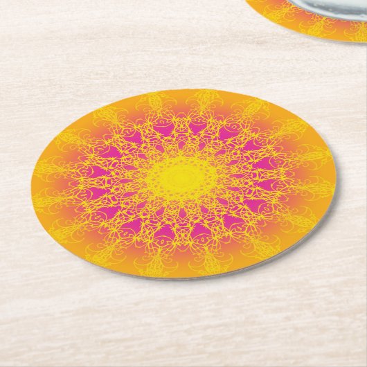 Untersetzer entwerfen Mandala (Angewinkelt)