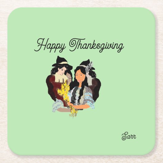 Untersetzer: Erntedank segnen Rechteckiger Pappuntersetzer (Vorderseite)