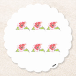 Untersetzer: Exotische Blume Untersetzer