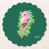 Untersetzer : Exotischer Vogel . (Vorderseite)