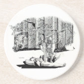 Untersetzer - Fallkomra (schwarz) (Vorne)