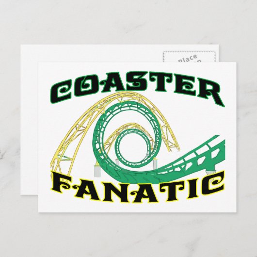 Untersetzer Fanatic Postkarte (Vorne/Hinten)