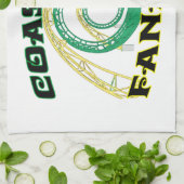 Untersetzer-Fanatiker Geschirrtuch (Gefaltet)