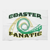 Untersetzer-Fanatiker Geschirrtuch (Horizontal)